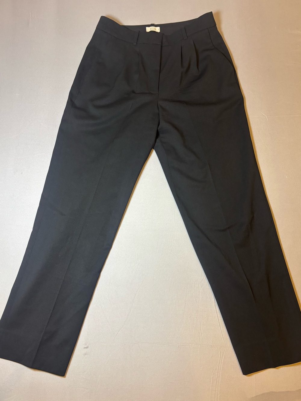 AYR Black Tailored Pants Women’s Size 8 98% Virgin Wool